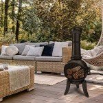 Jago® Vintage Outdoor Chiminea with Hinged Door
