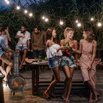 Relaxdays Outdoor Cast-Iron Terrace Oven Chimenea