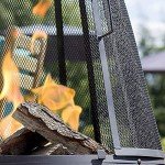 La Hacienda Extra Large Black Steel Chimenea