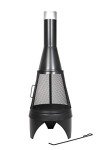 La Hacienda Colorado Black Steel Patio Chiminea