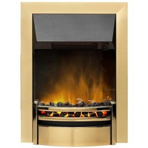 Kansas Brass 2kW Inset Electric Fireplace with Glove