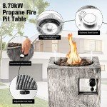 COSTWAY 30000BTU Outdoor Gas Patio Heater