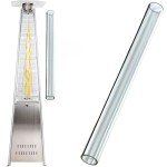 GardenCo Gas Patio Heater Pyramid with Wheels