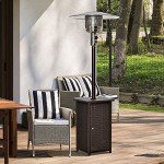12KW Outdoor Patio Heater with Wicker Table Top