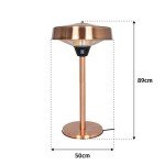 La Hacienda Copper Tabletop Patio Heater