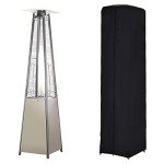 Outsunny 13KW Outdoor Gas Pyramid Heater - Silver