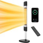Luxeva Smart Infrared Electric Patio Heater