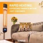 Luxeva Smart Infrared Electric Patio Heater