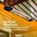 Luxeva Smart Infrared Electric Patio Heater