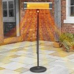 Harrier 1800W Portable Outdoor Patio Heater