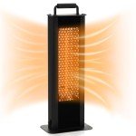 COSTWAY 1200W Double-Sided Outdoor Electric Heater