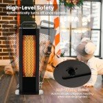 COSTWAY 1200W Double-Sided Outdoor Electric Heater