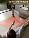 1500W Portable Infrared Patio Heater with Remote