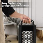 COSTWAY 1200W Double-Sided Outdoor Electric Heater