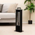 COSTWAY 1200W Double-Sided Outdoor Electric Heater