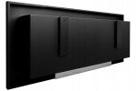 Modern Black Bio Ethanol Fireplace 900 x 400