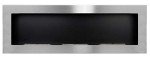 Modern Bio Ethanol Fireplace - 1200 x 400 Stainless Steel
