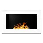 Eco-Friendly Smokeless Bioethanol Wall Fireplace