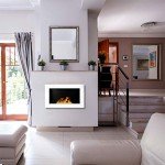 Eco-Friendly Smokeless Bioethanol Wall Fireplace