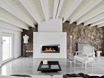 Modern Bioethanol Fireplace 900 x 400 Stainless Steel