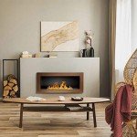 Modern Bioethanol Wall Fireplace - Easy Install