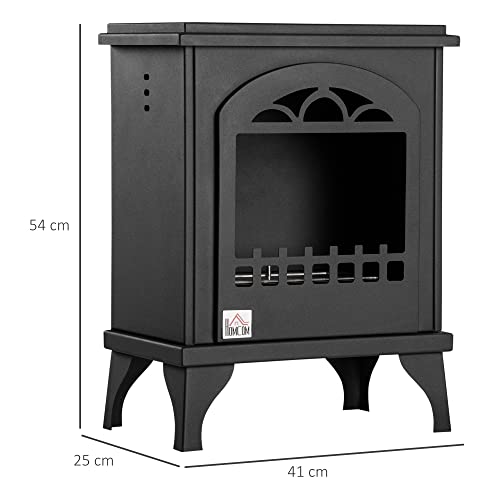 HOMCOM Freestanding Ethanol Fireplace and Heater