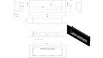 Delta3 120cm Bioethanol Fireplace with Glass Edge