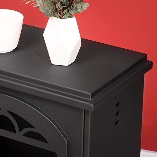 HOMCOM Freestanding Ethanol Fireplace and Heater