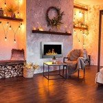 Modern Wall-Mounted Bioethanol Fireplace - 90 x 40 cm