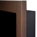 Brown Wall-Mounted Bio Ethanol Fireplace 1200 x 400