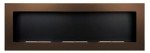 Brown Wall-Mounted Bio Ethanol Fireplace 1200 x 400