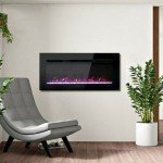 AuraHome® 36” Wall Mounted Electric Fireplace