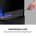 Klarstein Phantasma Niro Ethanol Fireplace - Black