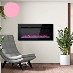 AuraHome® 36” Wall Mounted Electric Fireplace