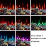 FLAMME Knighton 180 cm 3-Sided Electric Fireplace