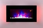 TruFlame LED Wall-Mounted Electric Fire - Black