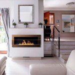 Eco-Friendly Bioethanol Wall Fireplace with Glass