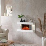 FLAMEKO Atacama Wall Mounted Fireplace with Remote