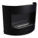 Riviera Deluxe Black Bioethanol Fireplace Design
