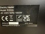Endeavour Harwood 100cm Electric Fireplace with Remote