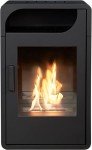 Adam Stufa Bellini Black Ethanol Fireplace