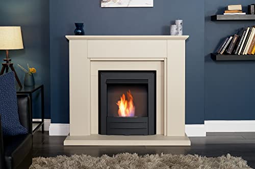 Stone Effect Adam Greenwich Fireplace with Bio Ethanol Fire