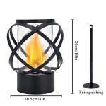 Portable Round Bioethanol Tabletop Fireplace 24cm