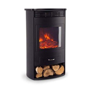 Klarstein Electric Fireplace with Remote and Timer