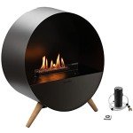 Planika Bubble Wall & Floor Ethanol Fireplace