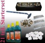 Madrid Premium Ethanol Fireplace with Complete Accessories