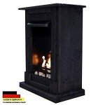 Madrid Premium Ethanol Fireplace with Complete Accessories