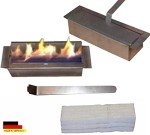 Deluxe White Ethanol Fireplace Model 001W