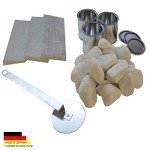 Lucas Bioethanol Gel Fireplace with 27 Accessories