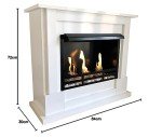 Lucas Bioethanol Gel Fireplace with 27 Accessories